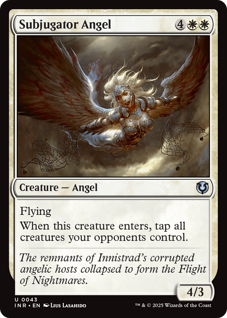 Image of Subjugator Angel (INR-043) - Innistrad Remastered