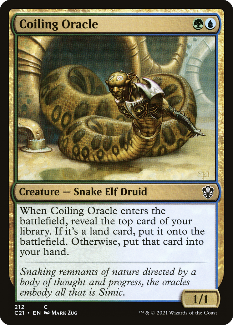 Image of Coiling Oracle (C21-212) - Commander 2021
