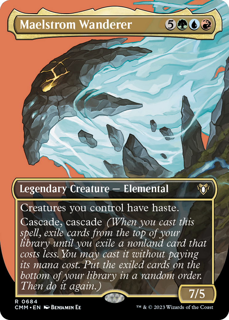 Image of Maelstrom Wanderer (Borderless) (CMM-684) - Commander Masters (Borderless)