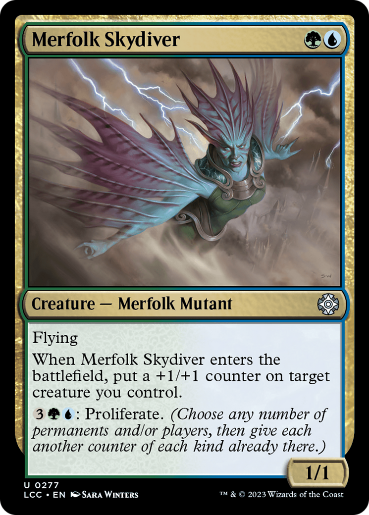 Image of Merfolk Skydiver (LCC-277) - The Lost Caverns of Ixalan Commander