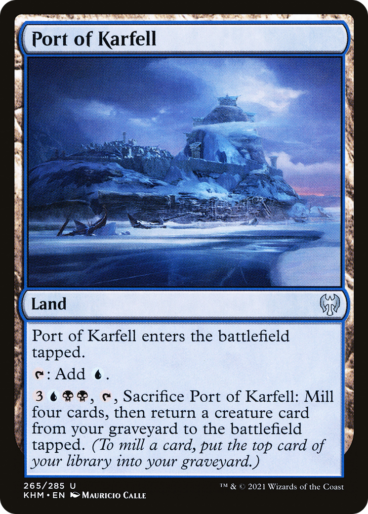 Image of Port of Karfell (KHM-265) - Kaldheim Foil