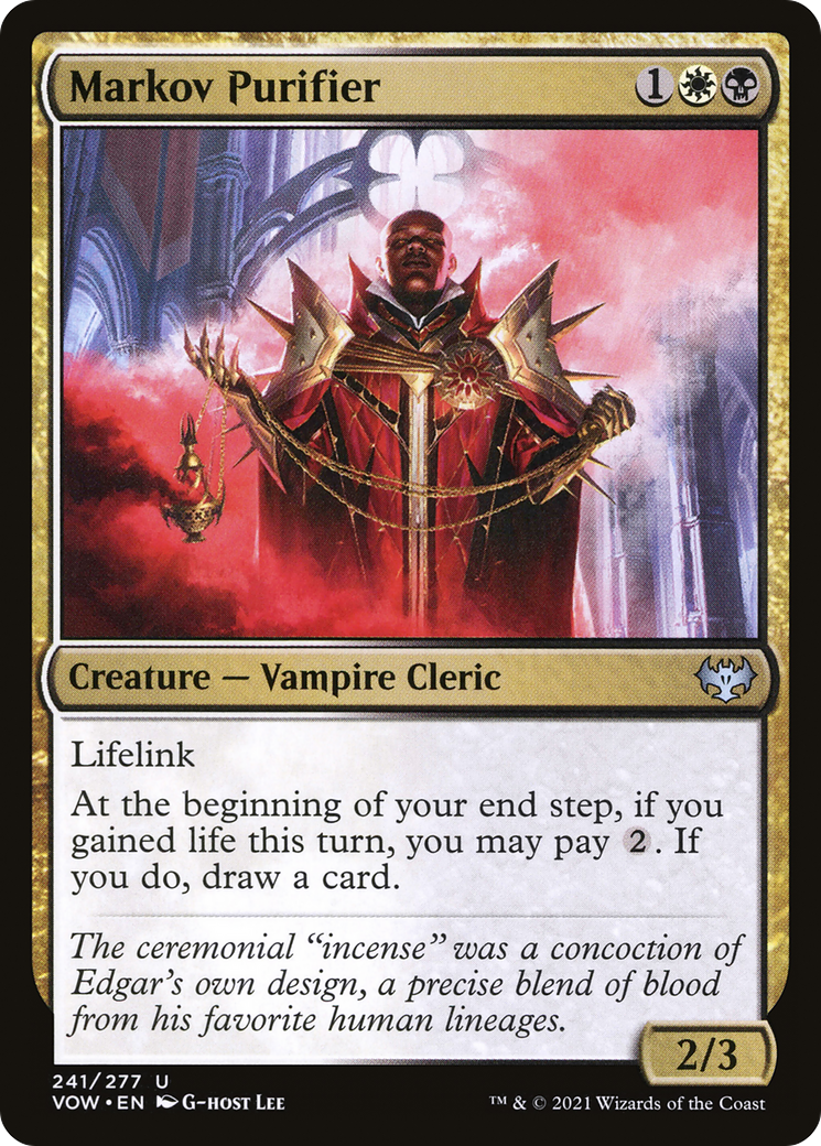 Image of Markov Purifier (VOW-241) - Innistrad: Crimson Vow