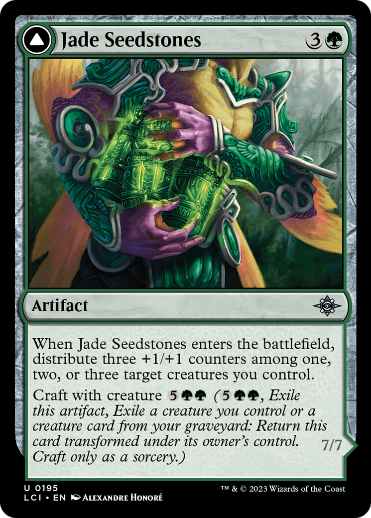 Image of Jade Seedstones (LCI-195) - The Lost Caverns of Ixalan Foil