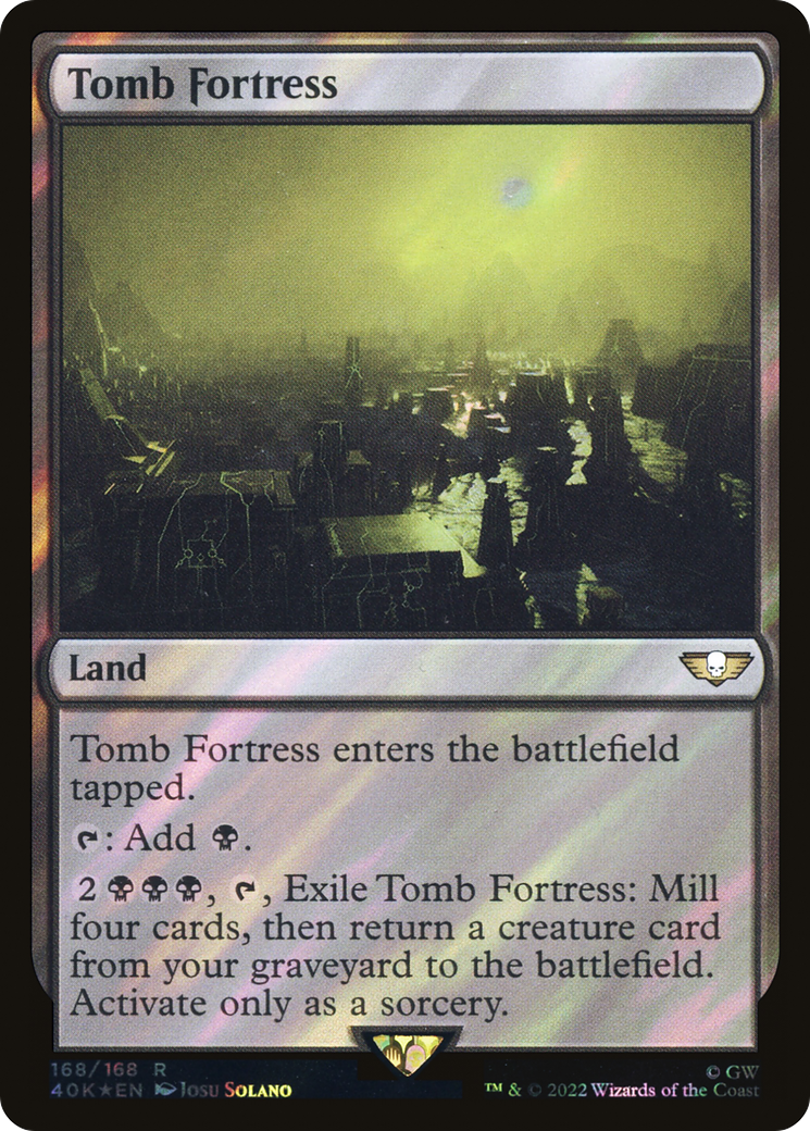 Image of Tomb Fortress (Surge Foil) (40K-168) - Warhammer 40,000 Commander Foil