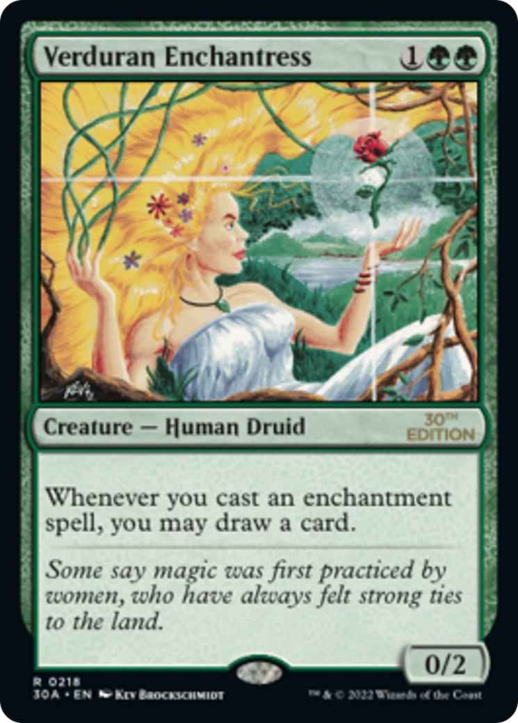 Image of Verduran Enchantress (30A-218) - 30th Anniversary Edition