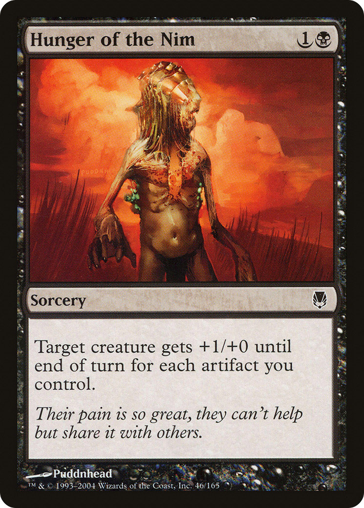 Image of Hunger of the Nim (DST-046) - Darksteel Foil