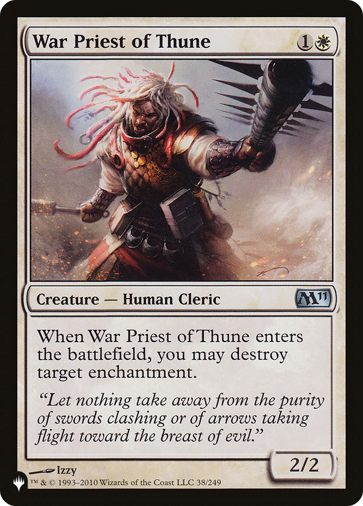 Image of War Priest of Thune (LIST-M11-38) - The List