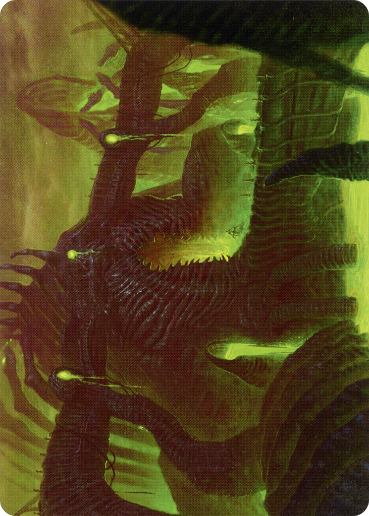 Image of The Dross Pits // The Dross Pits (AONE-058) - Phyrexia: All Will Be One Art Series (Borderless)
