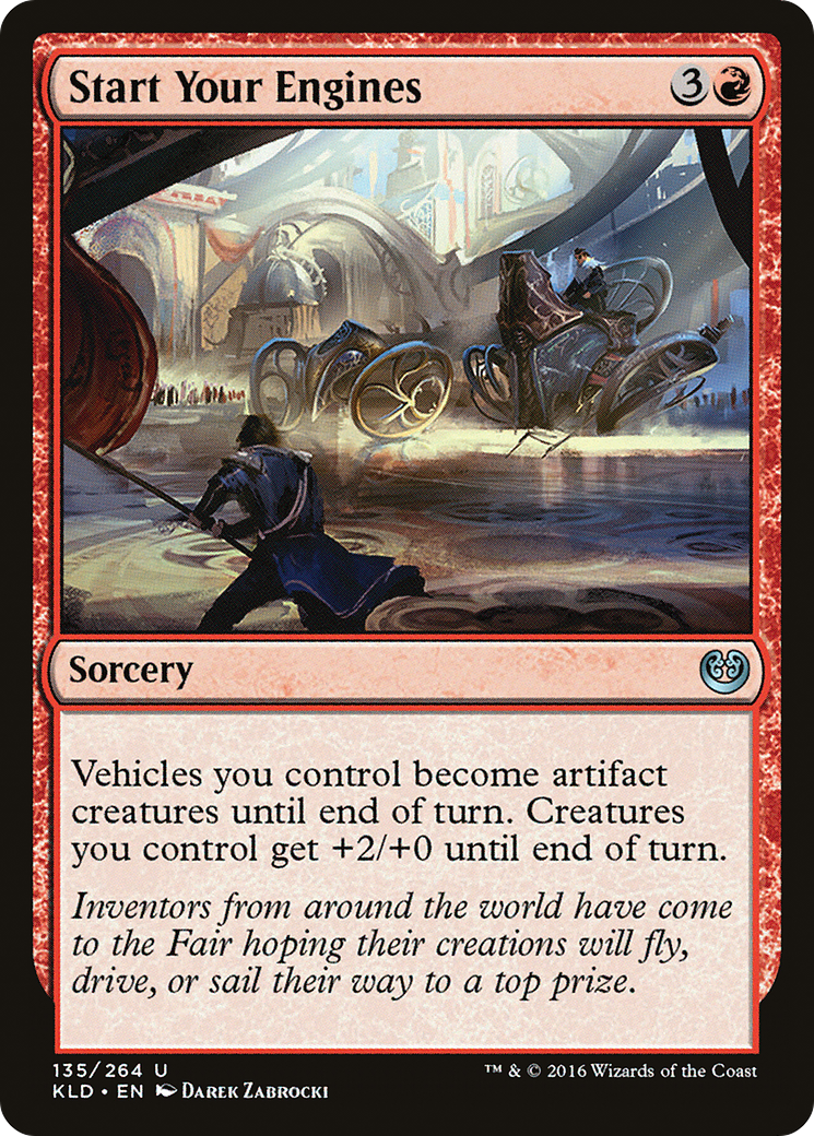 Image of Start Your Engines (KLD-135) - Kaladesh Foil