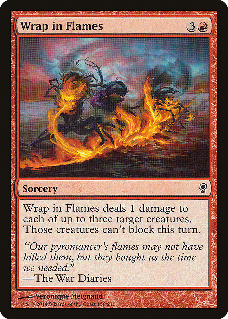 Image of Wrap in Flames (CNS-158) - Conspiracy Foil