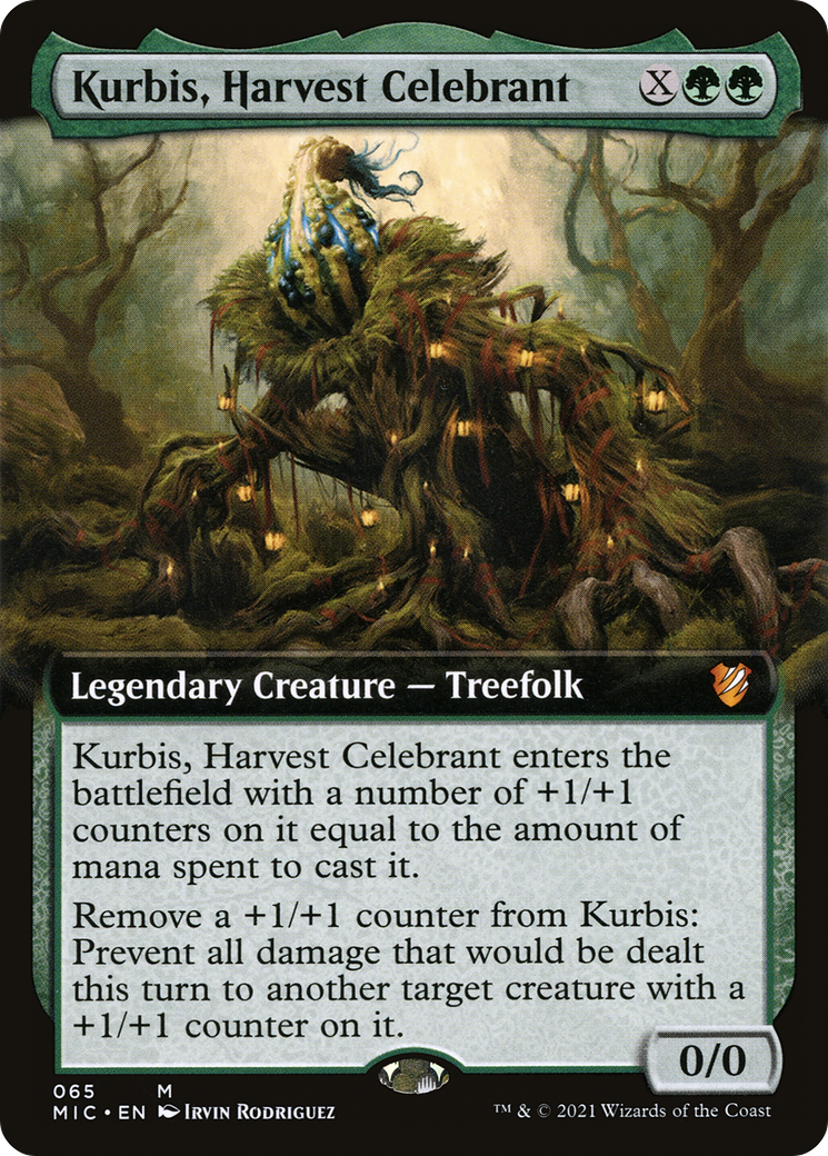 Image of Kurbis, Harvest Celebrant (Extended Art) (MIC-065) - Midnight Hunt Commander: (Extended Art)