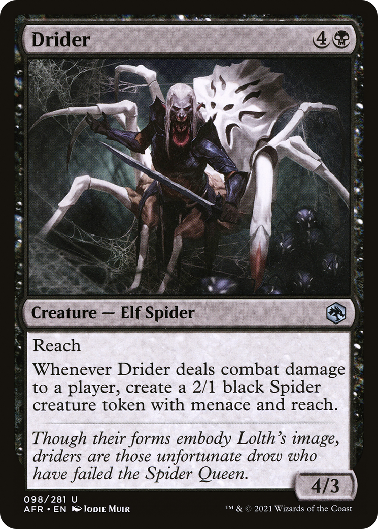 Image of Drider (AFR-098) - Adventures in the Forgotten Realms Foil