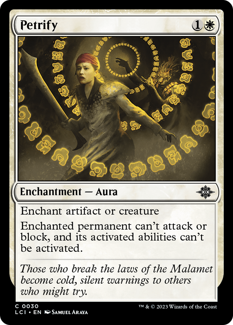 Image of Petrify (LCI-030) - The Lost Caverns of Ixalan Foil