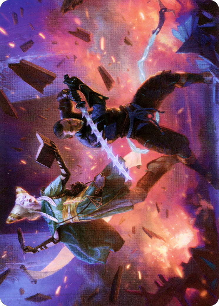 Image of Explosive Entry // Explosive Entry (ANEO-013) - Neon Dynasty Art Series (Borderless) Foil