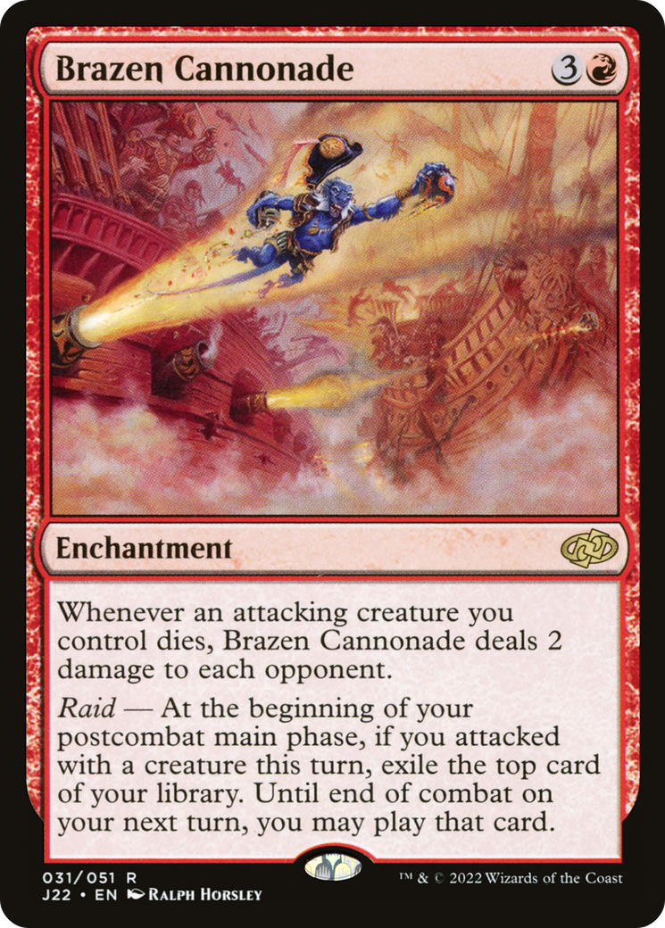 Image of Brazen Cannonade (J22-031) - Jumpstart 2022