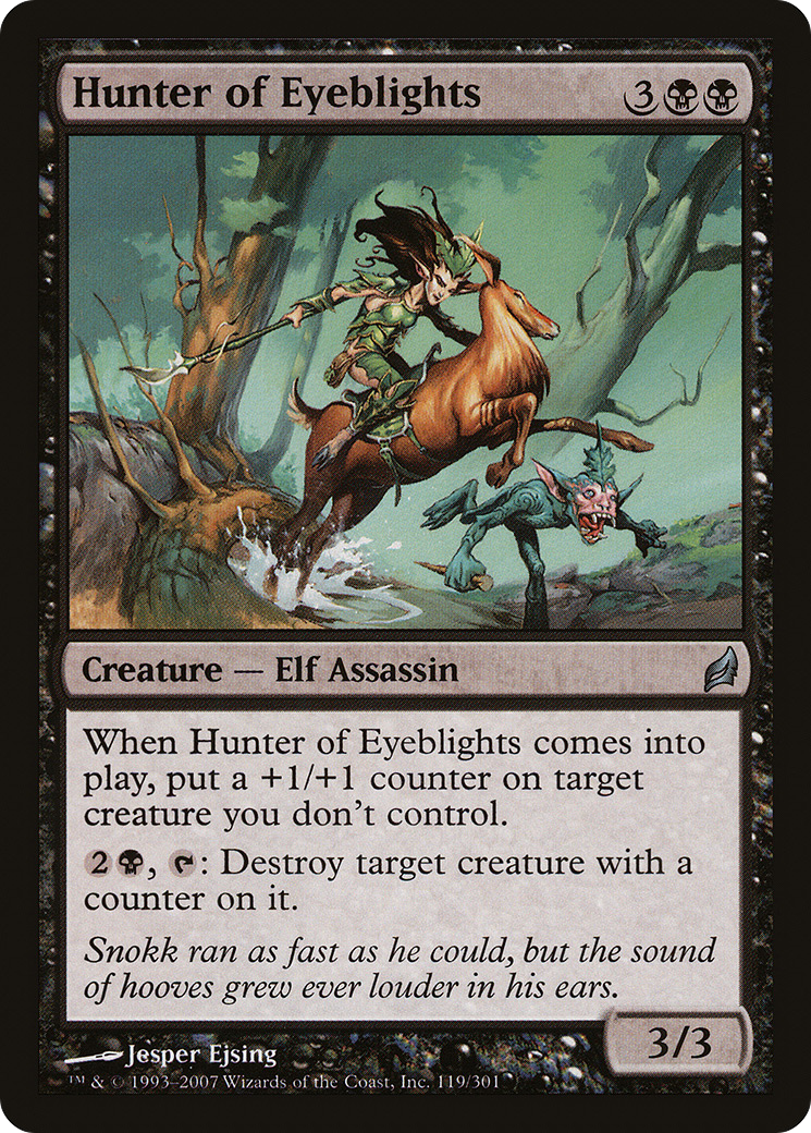 Image of Hunter of Eyeblights (LRW-119) - Lorwyn Foil