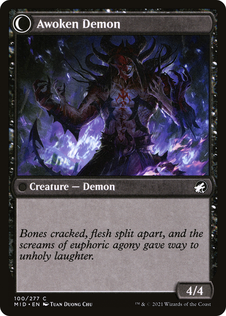 Image of Ecstatic Awakener (MID-100) - Innistrad: Midnight Hunt: (Double Faced Transform)