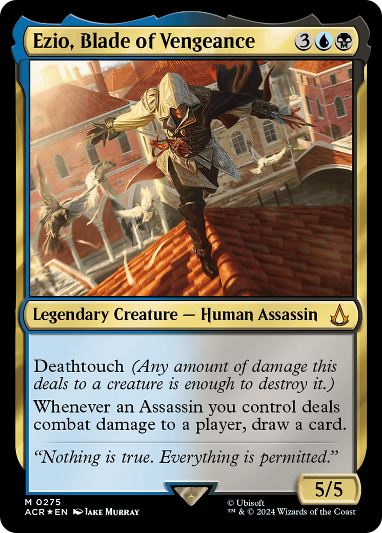 Image of Ezio, Blade of Vengeance (ACR-275) - Assassin's Creed Foil
