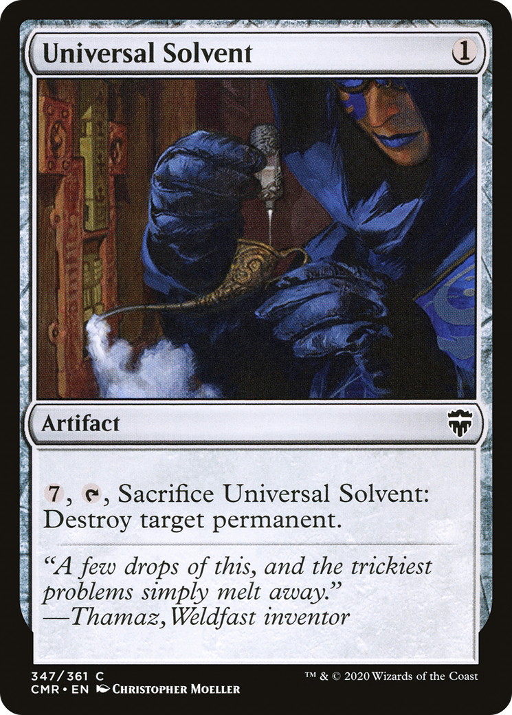 Image of Universal Solvent (CMR-347) - Commander Legends Foil