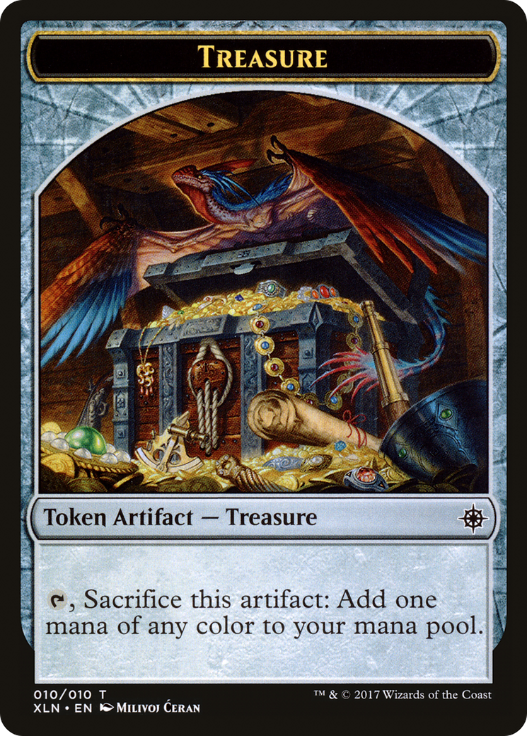 Image of Treasure Token (010) (XLN-010) - Ixalan Tokens