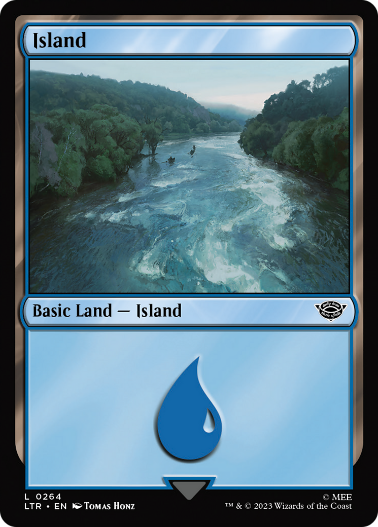 Image of Island (0264) (LTR-264) - The Lord of the Rings: Tales of Middle-earth Foil
