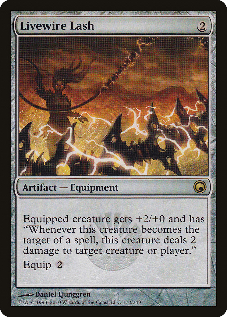 Image of Livewire Lash (SOM-172) - Scars of Mirrodin Foil