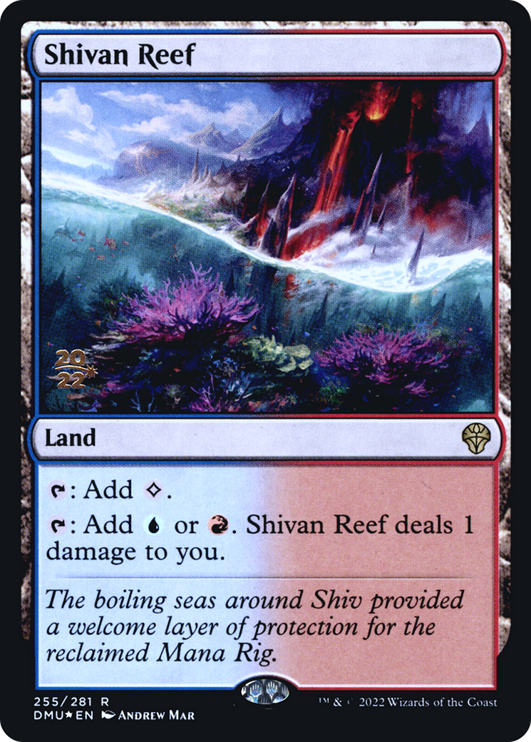 Image of Shivan Reef (PRE-255) - Dominaria United Promos Foil