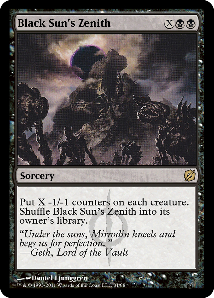 Image of Black Sun's Zenith (TD2-081) - Duel Decks: Mirrodin Pure vs. New Phyrexia