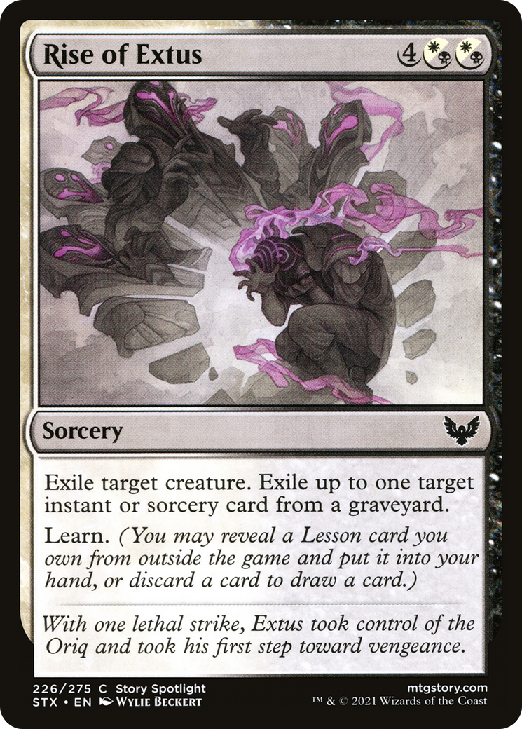 Image of Rise of Extus (STX-226) - Strixhaven: School of Mages Foil