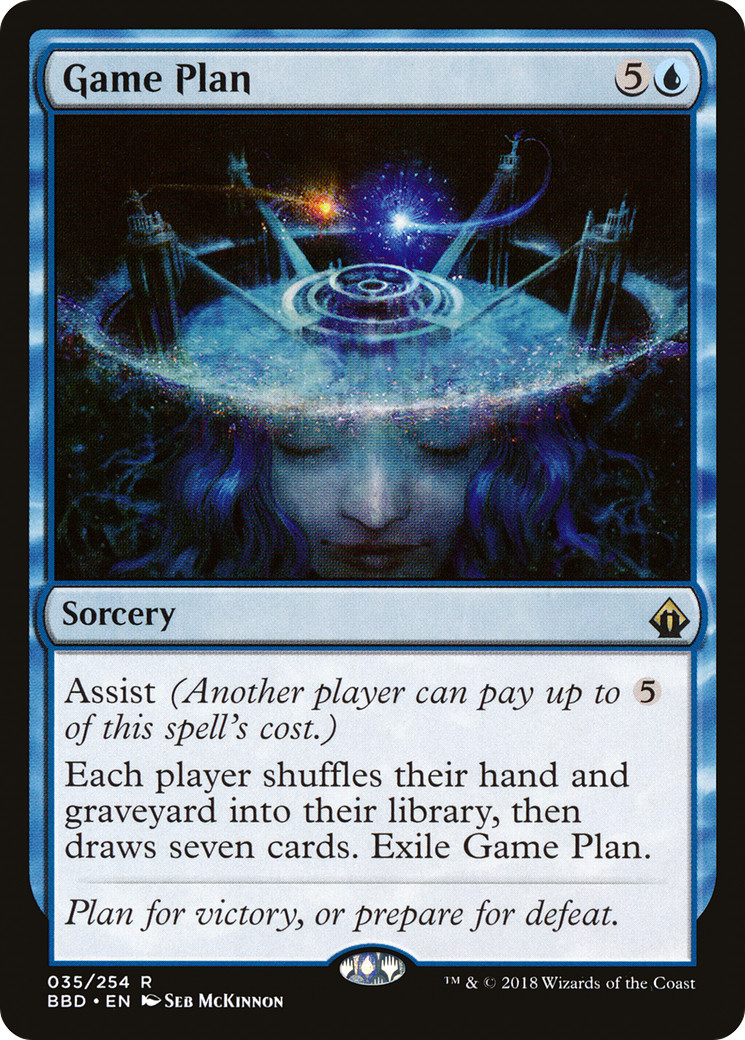 Image of Game Plan (BBD-035) - Battlebond Foil