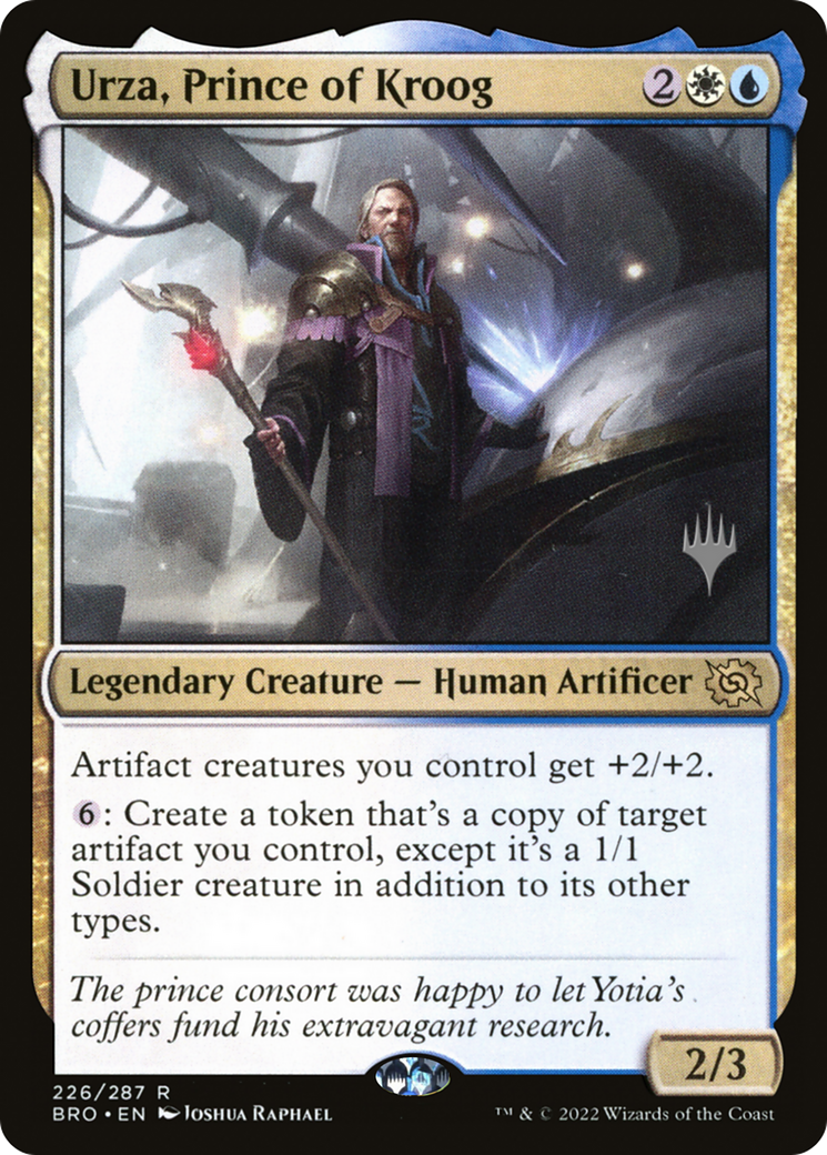 Image of Urza, Prince of Kroog (PPBRO-226) - The Brothers' War Promos