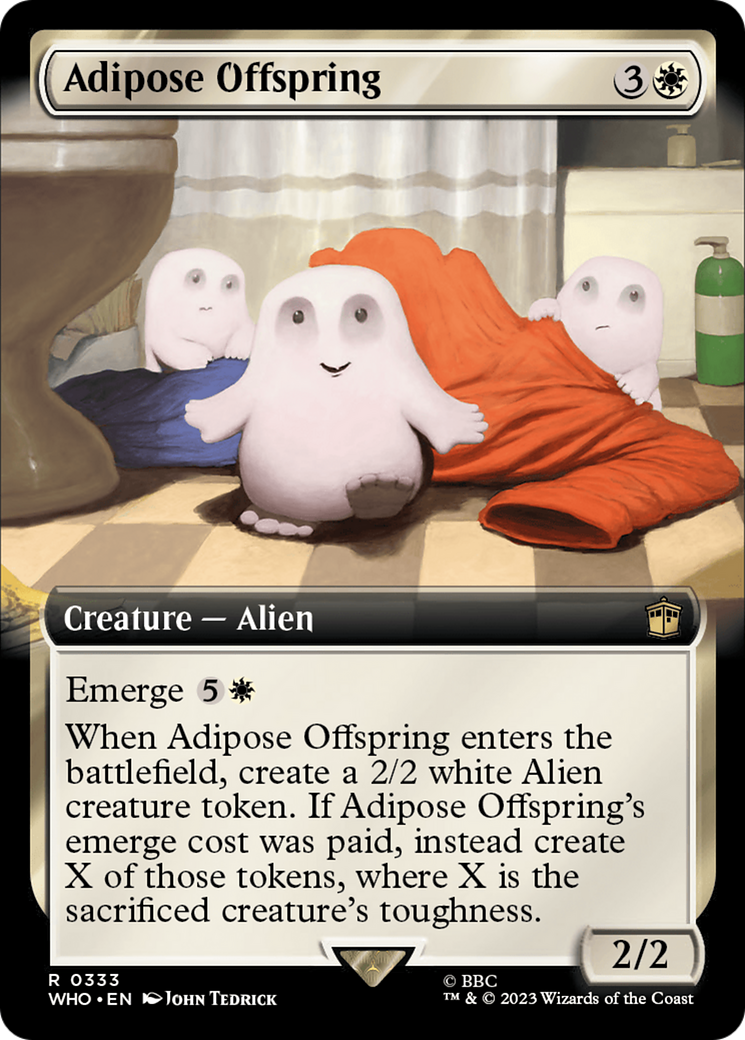 Image of Adipose Offspring (Extended Art) (WHO-333) - Doctor Who: (Extended Art) Foil