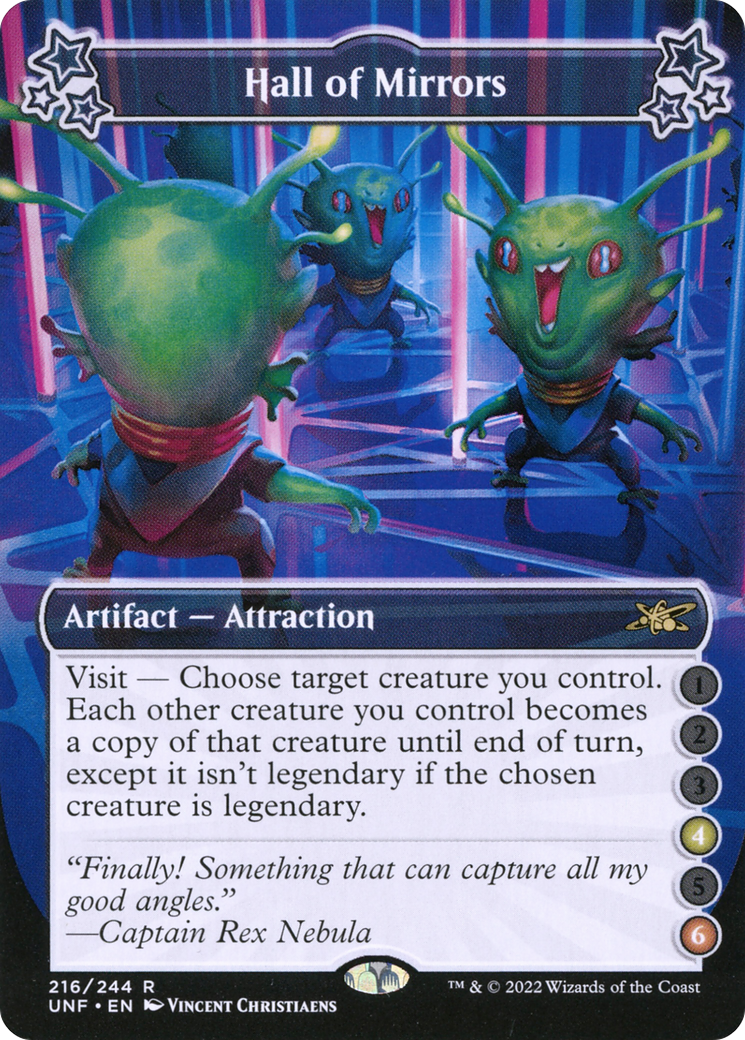 Image of Hall of Mirrors (4-6) (UNF-216) - Unfinity Foil