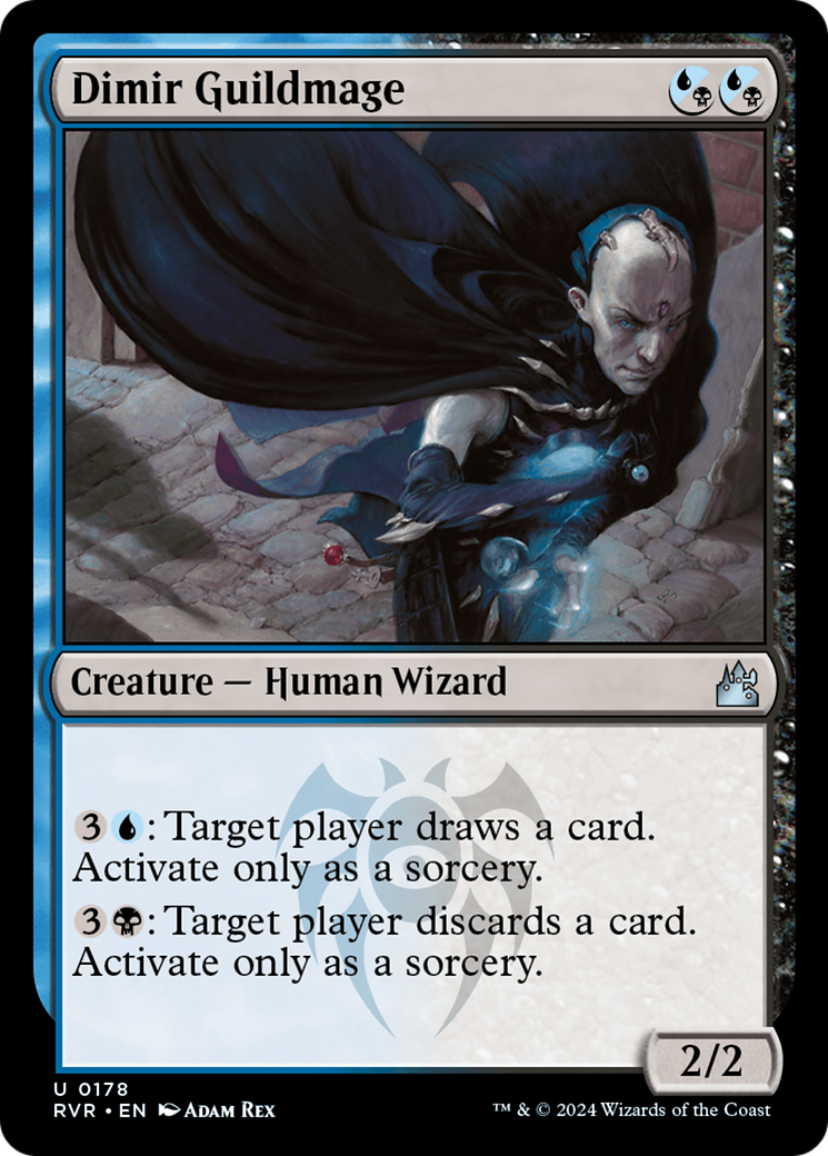 Image of Dimir Guildmage (RVR-178) - Ravnica Remastered Foil