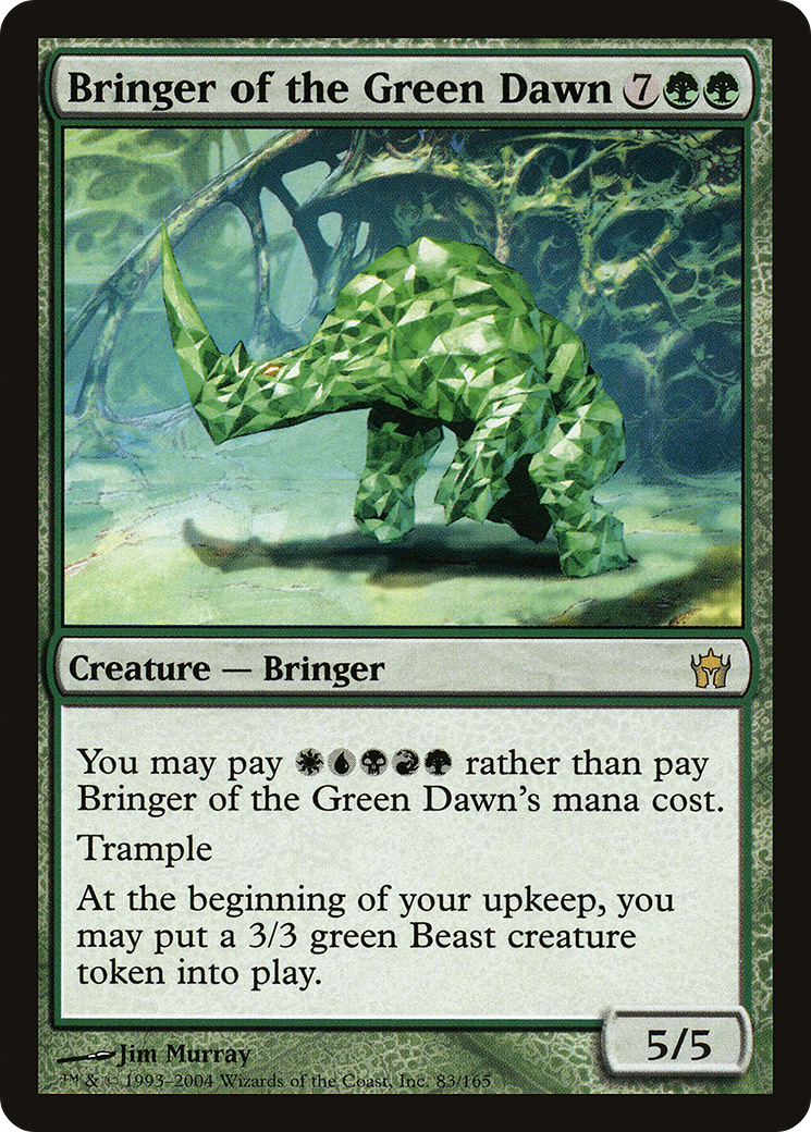 Image of Bringer of the Green Dawn (5DN-083) - Fifth Dawn