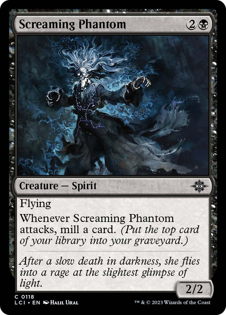 Image of Screaming Phantom (LCI-118) - The Lost Caverns of Ixalan Foil