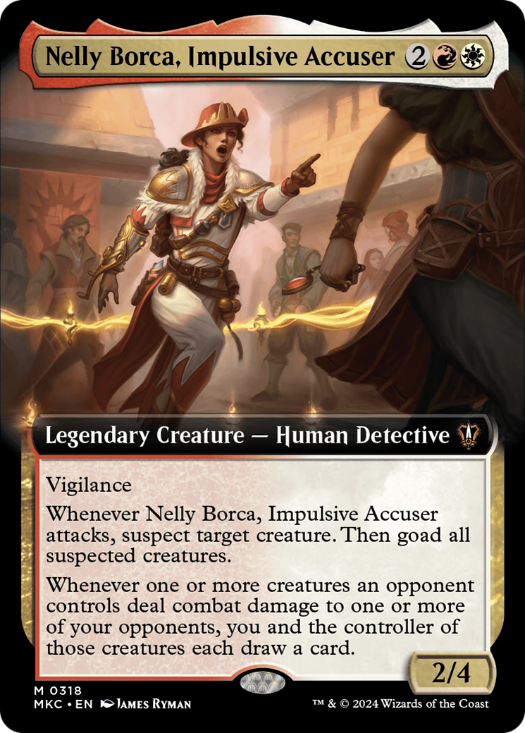 Image of Nelly Borca, Impulsive Accuser (Extended Art) (MKC-318) - Murders at Karlov Manor Commander: (Extended Art)