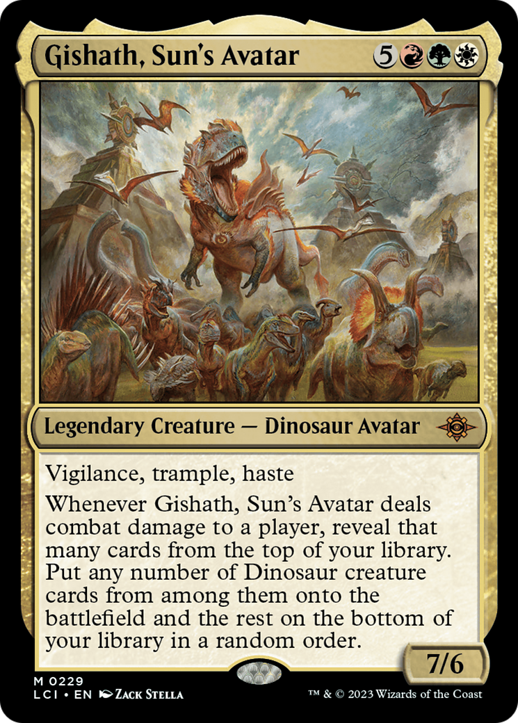 Image of Gishath, Sun's Avatar (LCI-229) - The Lost Caverns of Ixalan