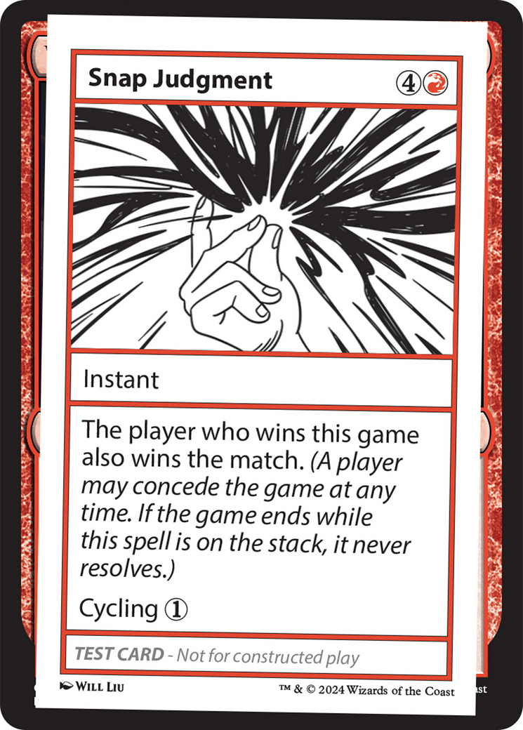 Image of Snap Judgment (MB2PC-) - Mystery Booster 2