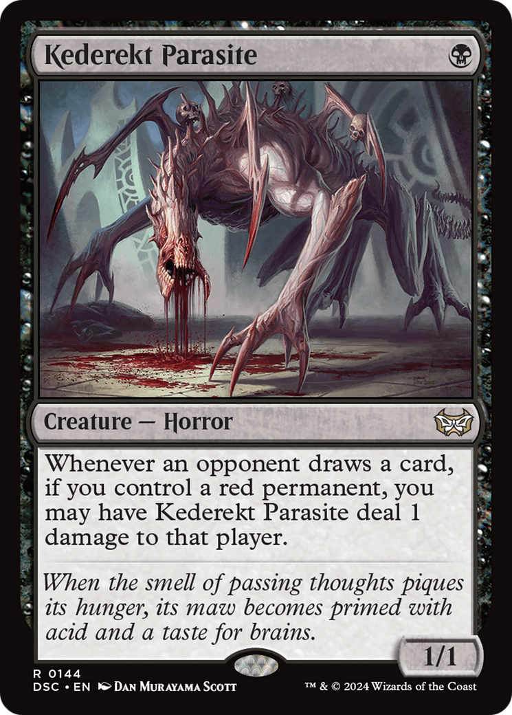 Image of Kederekt Parasite (DSC-144) - Duskmourn: House of Horror Commander