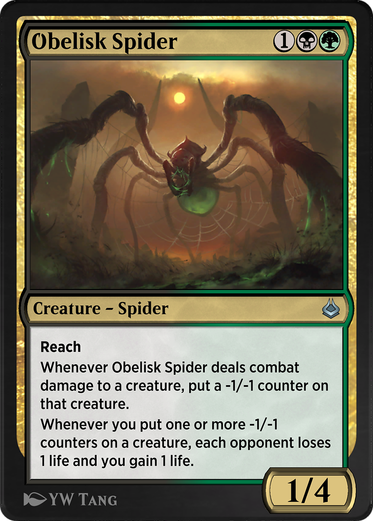 Image of Obelisk Spider (AKR-249) - Amonkhet Remastered