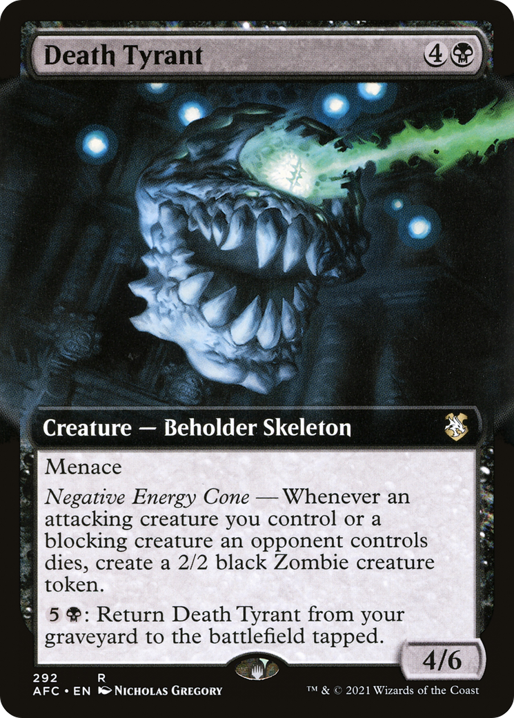 Image of Death Tyrant (Extended Art) (AFC-292) - Forgotten Realms Commander: (Extended Art)