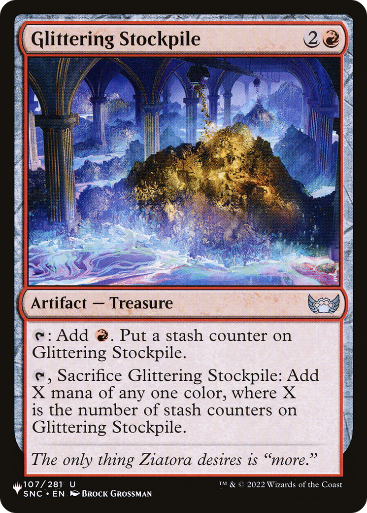 Image of Glittering Stockpile (LIST-SNC-107) - The List Foil