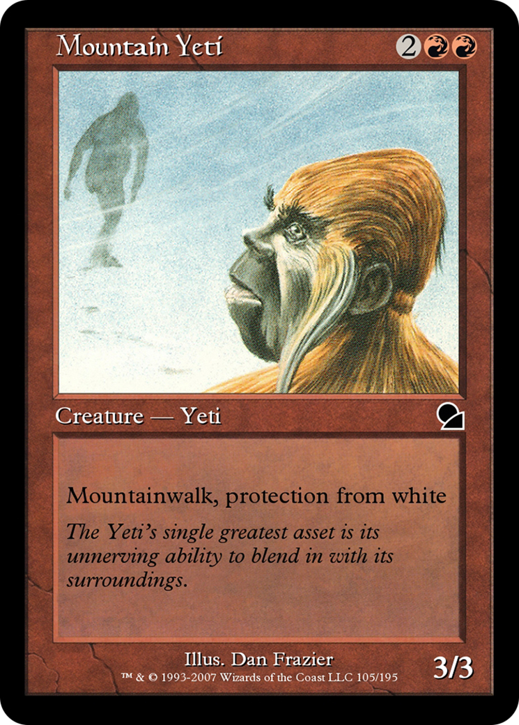 Image of Mountain Yeti (ME1-105) - Masters Edition