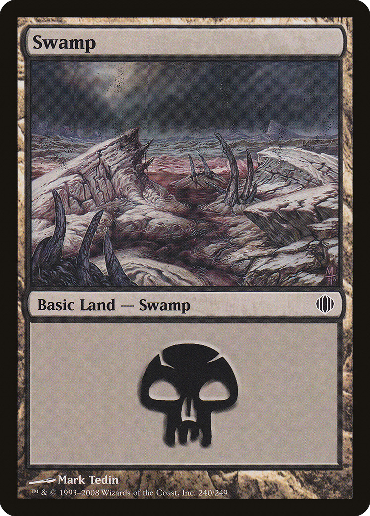 Image of Swamp (240) (ALA-240) - Shards of Alara Foil