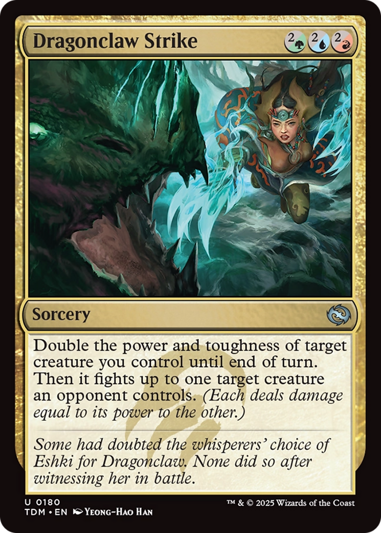 Image of Dragonclaw Strike (TDM-180) - Tarkir: Dragonstorm
