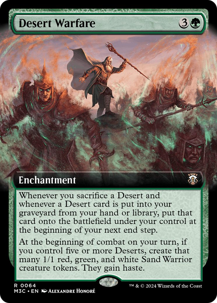 Image of Desert Warfare (Extended Art) (M3C-064) - Modern Horizons 3 Commander: (Extended Art)