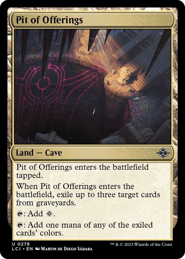 Image of Pit of Offerings (LCI-278) - The Lost Caverns of Ixalan Foil