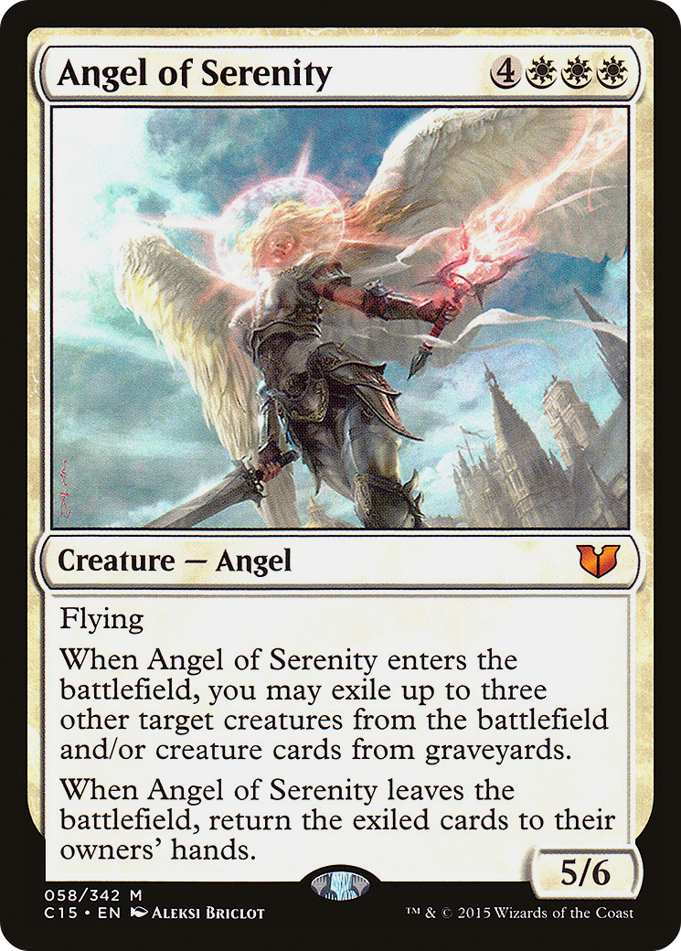 Image of Angel of Serenity (C15-058) - Commander 2015