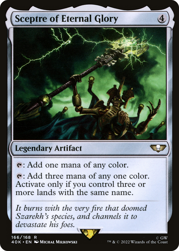 Image of Sceptre of Eternal Glory (40K-166) - Warhammer 40,000 Commander